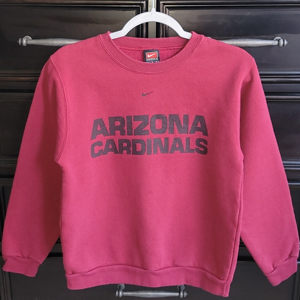 Kids Vintage Nike Team- Arizona Cardinals Sweater size 12 Color Burgundy